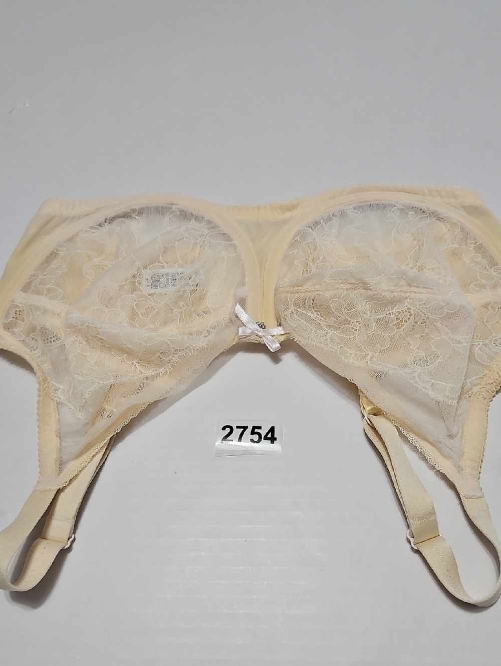 Wacoal Sheer Lace Underwire Bra in Cream Size 36DDD - Picture 8 of 8